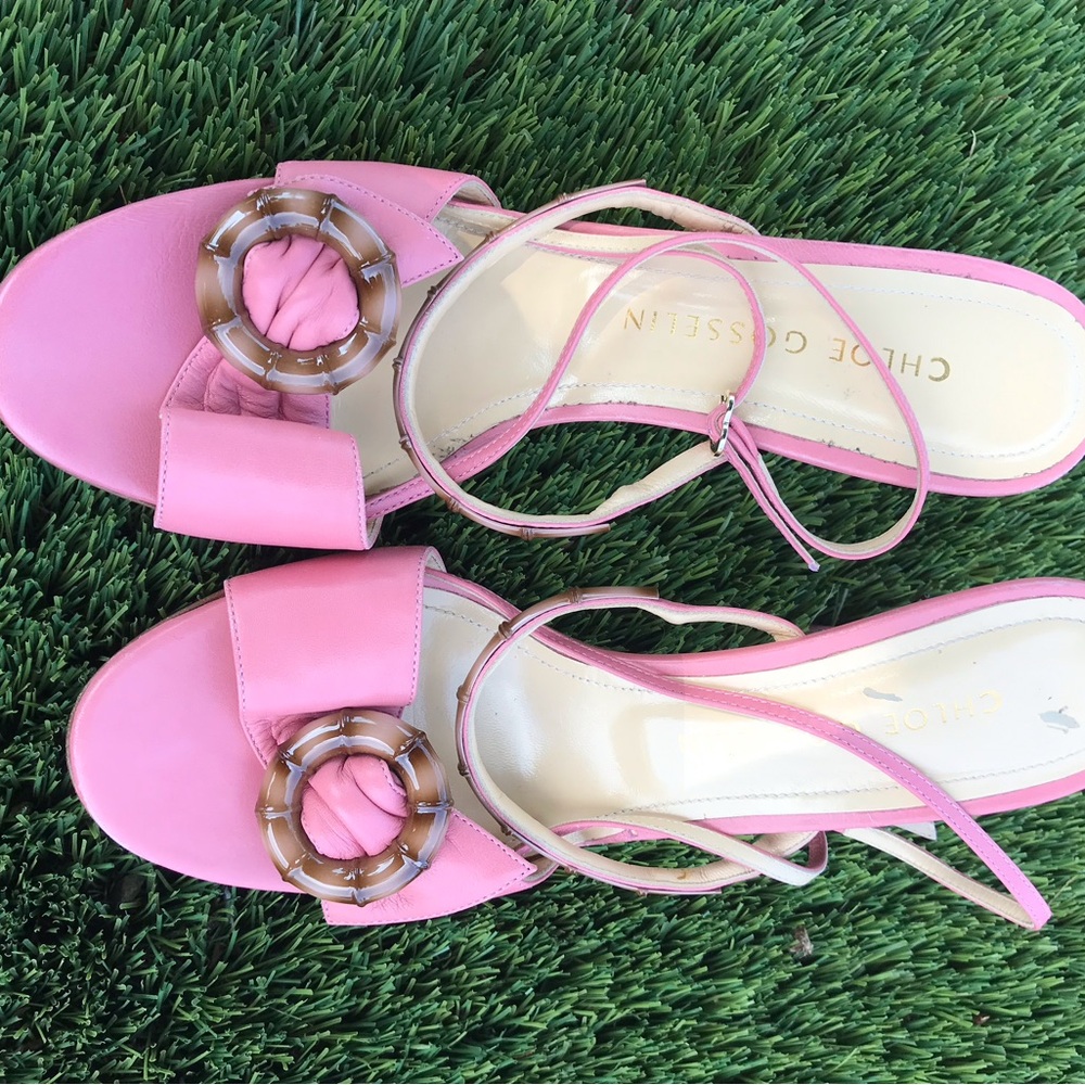 Chloe Gosselin "Allie" Sandal Rose Pink